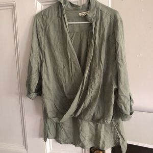 Silence + noise blouse